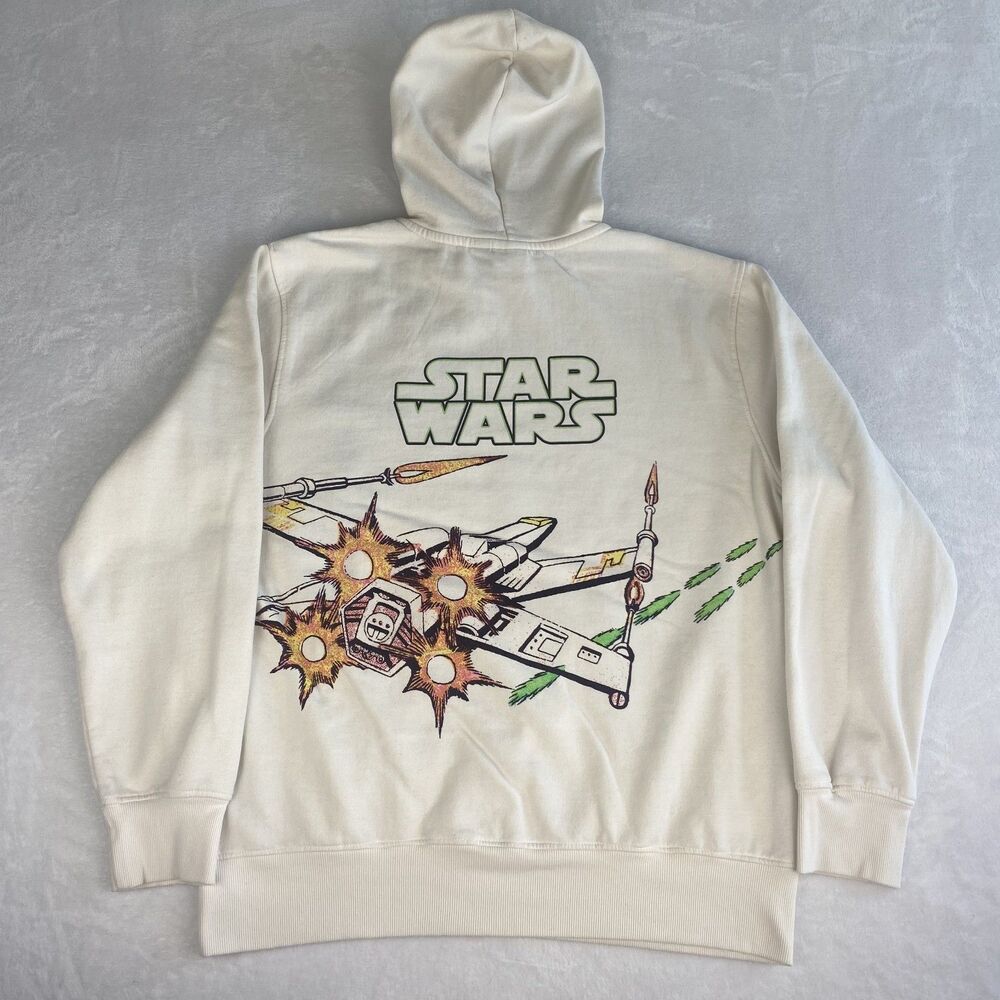 Star Wars X-wing Starfighter Battle Graphic Sweater Adult Extra Large Sweatshirt
